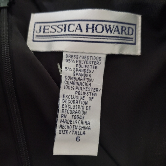 Jessica Howard black & white dress size 6 - Picture 5 of 5